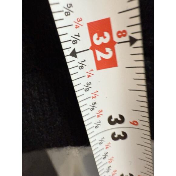 NWT Reformation Baez Cashmere Mini Dress Black Size M Recycled Cashmere Blend - Picture 7 of 9